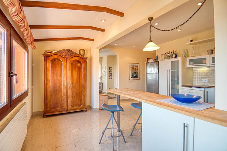 Appartement 3 chambres avec Piscine, Vues à la mer, Parking et jardin à Tamariu - Location Saison