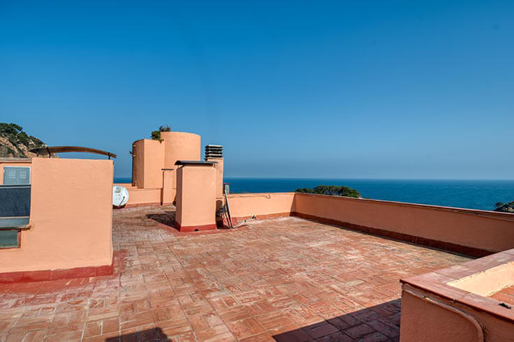 Appartement 3 chambres avec Piscine, Vues à la mer, Parking et jardin à Tamariu - Location Saison