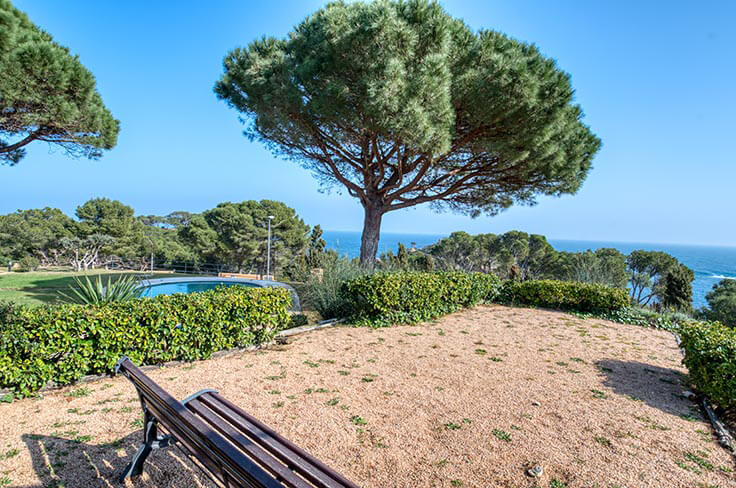 Appartement 3 chambres avec Piscine, Vues à la mer, Parking et jardin à Tamariu - Location Saison