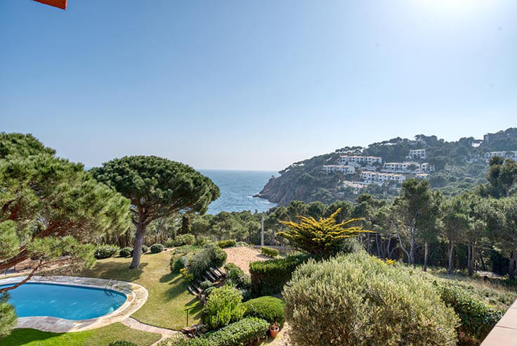 Appartement 3 chambres avec Piscine, Vues à la mer, Parking et jardin à Tamariu - Location Saison