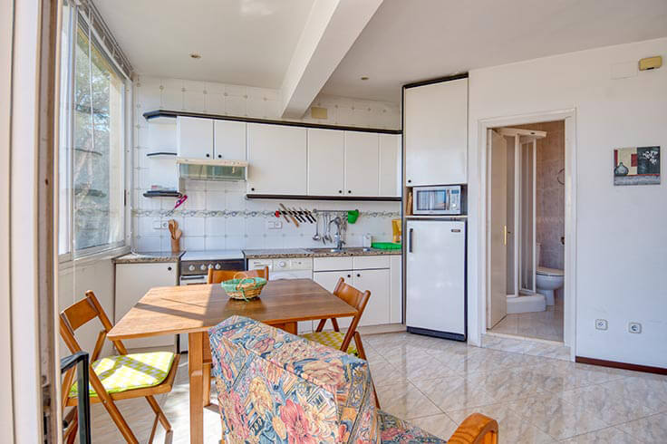 Appartement 1 chambre à coucher avec Vues à la mer à Tamariu - Location Saison