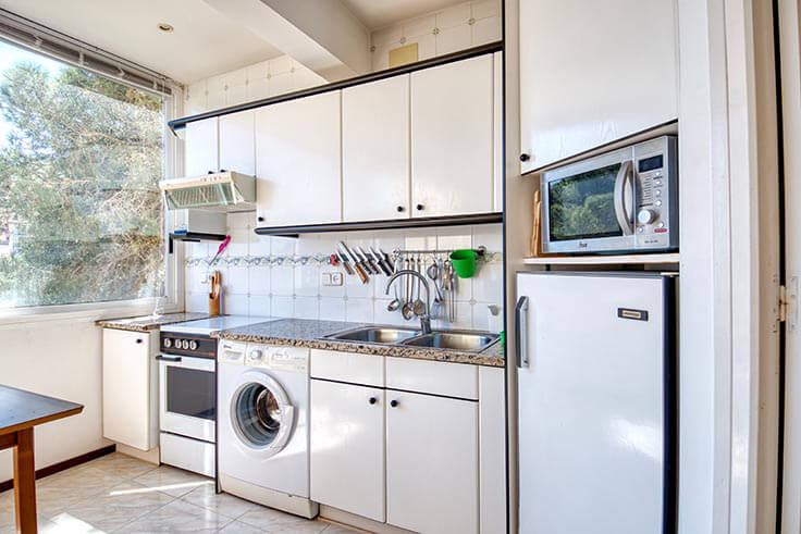 Appartement 1 chambre à coucher avec Vues à la mer à Tamariu - Location Saison