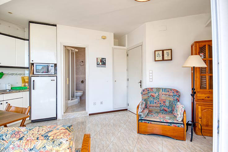 Appartement 1 chambre à coucher avec Vues à la mer à Tamariu - Location Saison