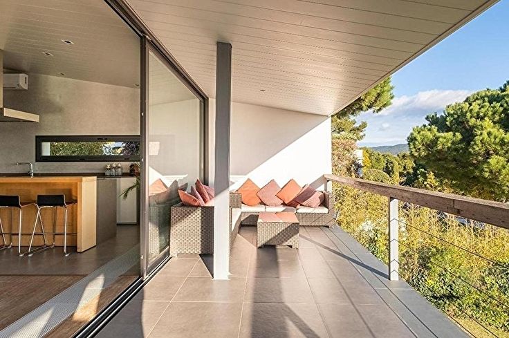 Chalet 5 chambres avec Piscine, Vues à la mer, Air conditionné et jardin à Sant Antoni de Calonge - Location Saison