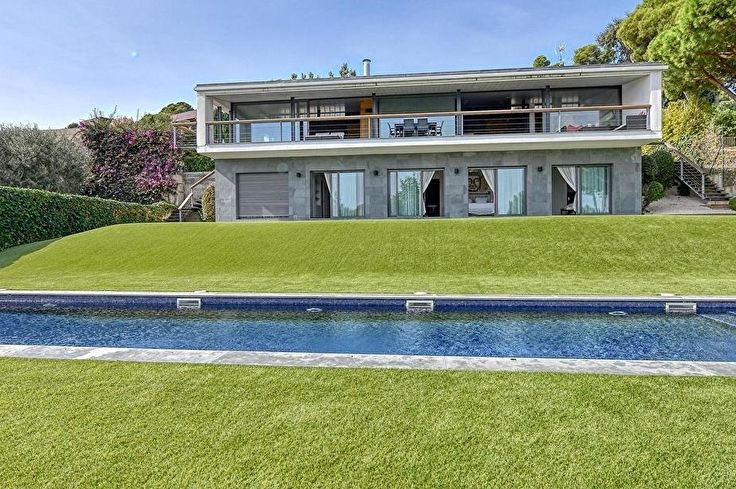 Chalet 5 chambres avec Piscine, Vues à la mer, Air conditionné et jardin à Sant Antoni de Calonge - Location Saison