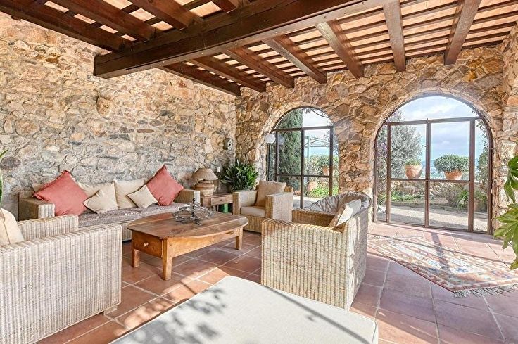 Ferme 6 chambres avec jardin à Mont-ras - Location Saison