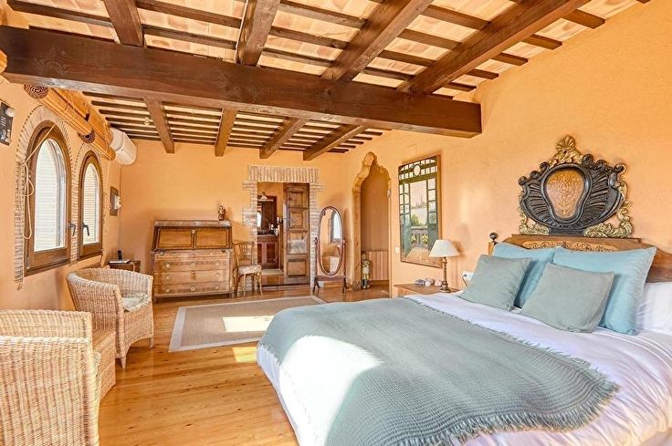 Ferme 6 chambres avec jardin à Mont-ras - Location Saison