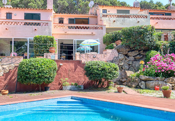 Maison mitoyenne 3 chambres avec Piscine et Vues à la mer à Tamariu - Acheter - vendre