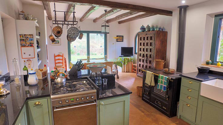 Farmhouse with Pool, Air-conditioning and Barbecue in Pals