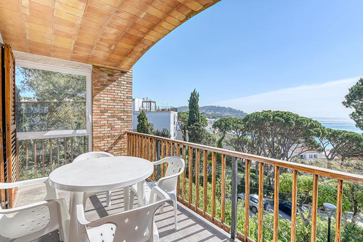 Apartment 2 bedrooms with Pool, Sea views, Wifi, Parking and garden in Calella de Palafrugell - Rent Vacation - Tourist