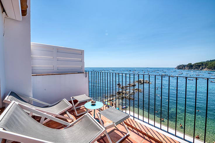 Penthouse 1 bedroom with Sea views, Wifi and Parking in Calella de Palafrugell - Rent Seasonal