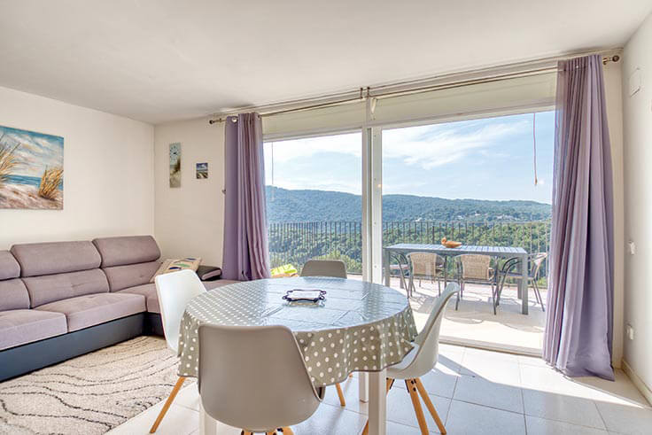 Apartment 1 bedroom with Pool, Sea views, Parking and garden in Llofriu - Rent Vacation - Tourist