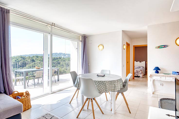 Apartment 1 bedroom with Pool, Sea views, Parking and garden in Llofriu - Rent Vacation - Tourist