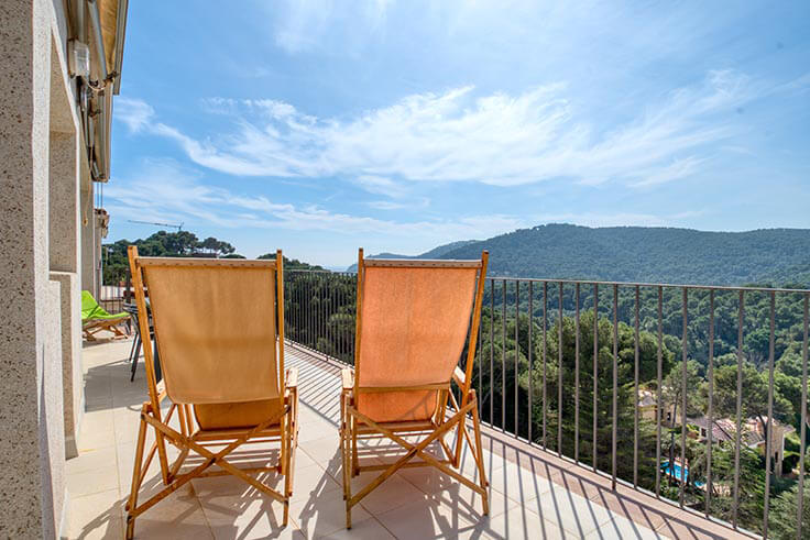 Apartment 1 bedroom with Pool, Sea views, Parking and garden in Llofriu - Rent Vacation - Tourist