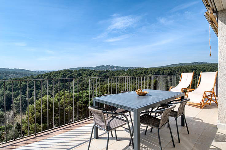 Apartment 1 bedroom with Pool, Sea views, Parking and garden in Llofriu - Rent Vacation - Tourist