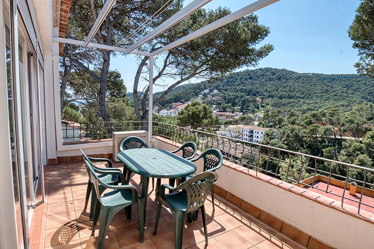 Penthouse 2 bedrooms with Sea views, Wifi and Parking in Tamariu - Rent Seasonal