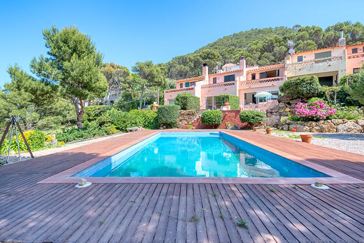 Semi detatched house 3 bedrooms with Pool and Sea views in Tamariu - Buy - For sale