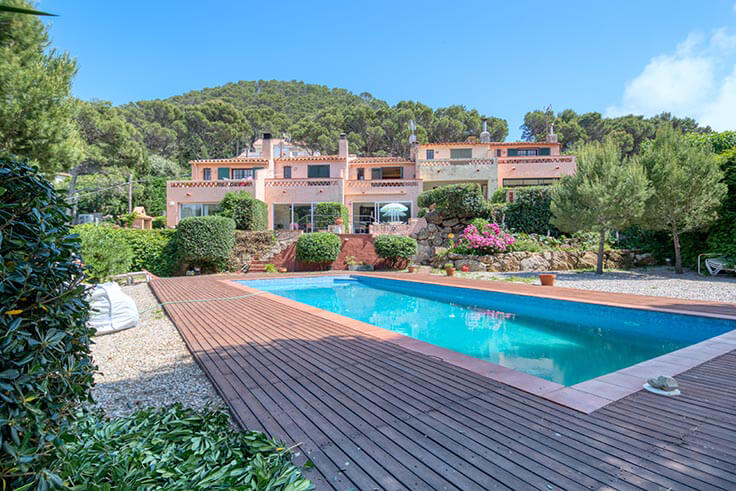 Semi detatched house 3 bedrooms with Pool and Sea views in Tamariu - Buy - For sale