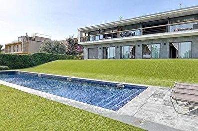 Chalet mit Schwimmbad, Meerblick, Klimaanlage und Garten auf Sant Antoni de Calonge - Vermietung Jahreszeit