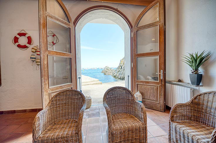 Heim 4 Schlafzimmer mit Meerblick, Wifi und Parken auf Calella de Palafrugell - Vermietung Urlaub - Tourist