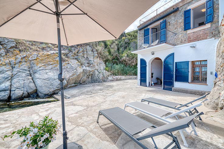 Heim 4 Schlafzimmer mit Meerblick, Wifi und Parken auf Calella de Palafrugell - Vermietung Urlaub - Tourist