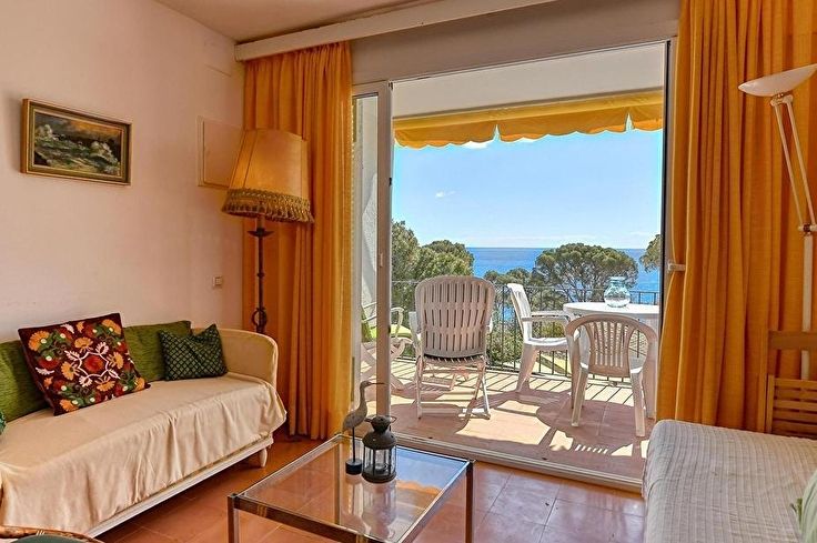 Wohnung 2 Schlafzimmer mit Meerblick, Wifi und Garten auf Llafranc - Vermietung Urlaub - Tourist