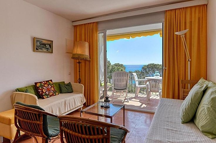 Wohnung 2 Schlafzimmer mit Meerblick, Wifi und Garten auf Llafranc - Vermietung Urlaub - Tourist