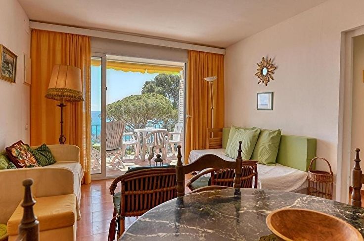 Wohnung 2 Schlafzimmer mit Meerblick, Wifi und Garten auf Llafranc - Vermietung Urlaub - Tourist