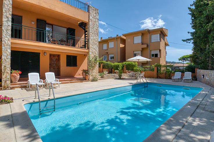 Wohnung 3 Schlafzimmer mit Schwimmbad, Wifi, Parken und Garten auf Calella de Palafrugell - Vermietung Urlaub - Tourist