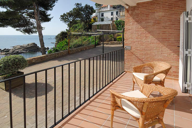 Stadthaus 4 Schlafzimmer mit Meerblick auf Calella de Palafrugell - Vermietung Urlaub - Tourist