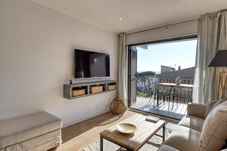 Wohnung 2 Schlafzimmer mit Schwimmbad, Meerblick und Wifi auf Calella de Palafrugell - Vermietung Urlaub - Tourist