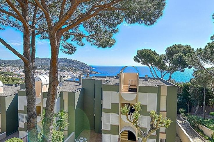 Wohnung 3 Schlafzimmer mit Schwimmbad, Meerblick, Klimaanlage, Parken und Garten auf Calella de Palafrugell - Vermietung Urlaub - Tourist