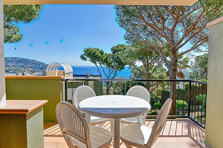 Wohnung 3 Schlafzimmer mit Schwimmbad, Meerblick, Klimaanlage, Parken und Garten auf Calella de Palafrugell - Vermietung Urlaub - Tourist
