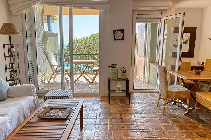 Wohnung 3 Schlafzimmer mit Schwimmbad, Meerblick und Garten auf Calella de Palafrugell - Vermietung Urlaub - Tourist