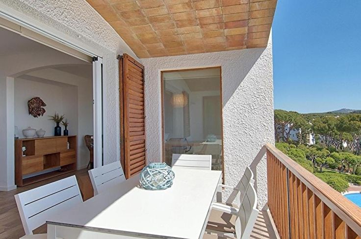 Wohnung 3 Schlafzimmer mit Schwimmbad, Meerblick, Klimaanlage, Wifi, Parken und Garten auf Calella de Palafrugell - Vermietung Urlaub - Tourist