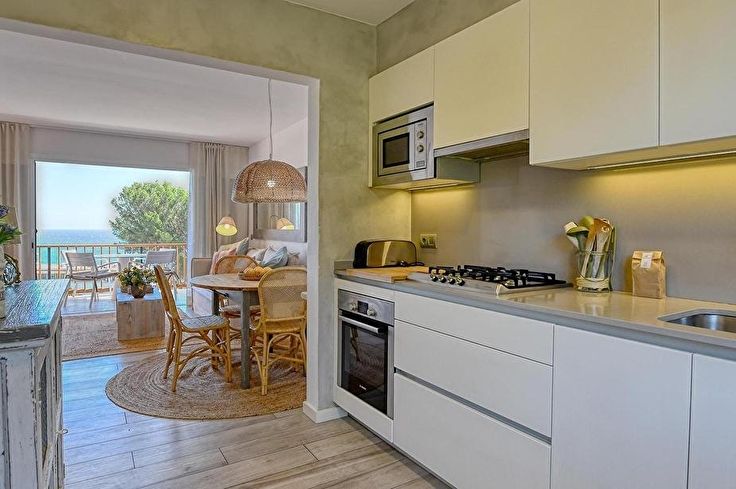 Wohnung 2 Schlafzimmer mit Schwimmbad, Meerblick, Klimaanlage, Wifi, Parken und Garten auf Calella de Palafrugell - Vermietung Urlaub - Tourist