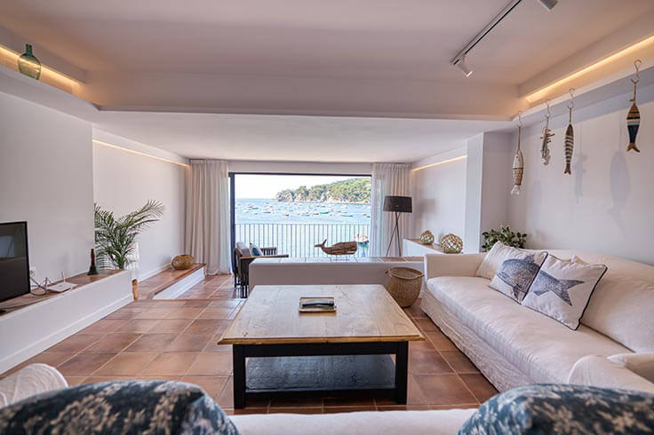 Wohnung 3 Schlafzimmer mit Meerblick, Klimaanlage, Wifi und Parken auf Calella de Palafrugell - Vermietung Urlaub - Tourist