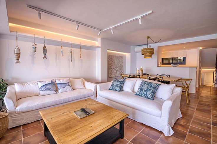 Wohnung 3 Schlafzimmer mit Meerblick, Klimaanlage, Wifi und Parken auf Calella de Palafrugell - Vermietung Urlaub - Tourist