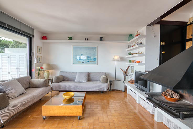Wohnung 2 Schlafzimmer mit Schwimmbad, Meerblick, Wifi und Garten auf Calella de Palafrugell - Vermietung Urlaub - Tourist