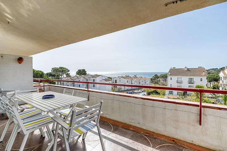 Wohnung 2 Schlafzimmer mit Schwimmbad, Meerblick, Wifi und Garten auf Calella de Palafrugell - Vermietung Urlaub - Tourist