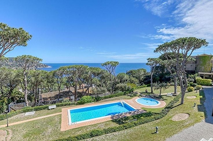 Wohnung 2 Schlafzimmer mit Schwimmbad, Meerblick, Wifi und Parken auf Calella de Palafrugell - Vermietung Urlaub - Tourist