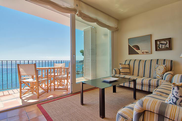 Wohnung 2 Schlafzimmer mit Meerblick, Wifi und Parken auf Calella de Palafrugell - Vermietung Urlaub - Tourist