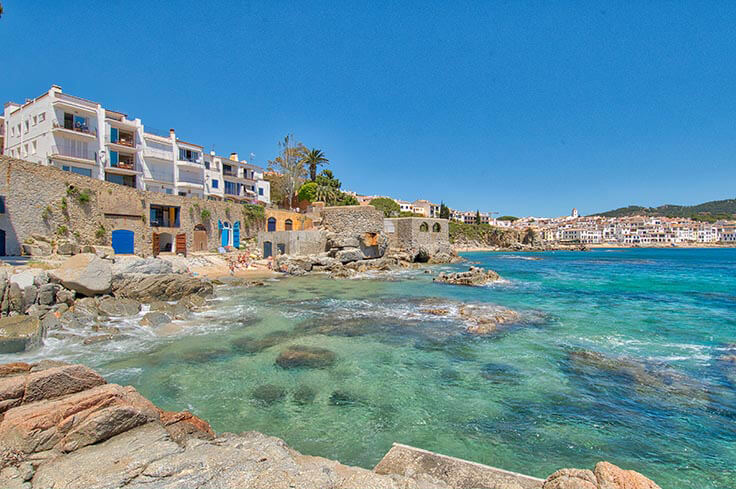 Wohnung 2 Schlafzimmer mit Meerblick, Wifi und Parken auf Calella de Palafrugell - Vermietung Urlaub - Tourist