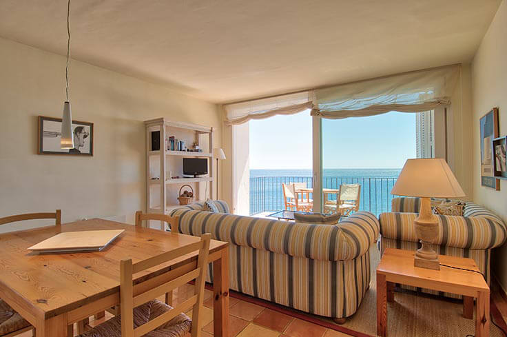 Wohnung 2 Schlafzimmer mit Meerblick, Wifi und Parken auf Calella de Palafrugell - Vermietung Urlaub - Tourist