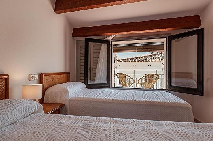 Penthouse 1 Schlafzimmer mit Meerblick auf Calella de Palafrugell - Vermietung Urlaub - Tourist