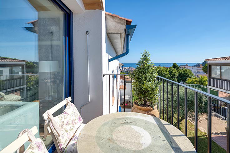 Penthouse 3 Schlafzimmer mit Schwimmbad, Meerblick, Wifi und Parken auf Calella de Palafrugell - Vermietung Urlaub - Tourist