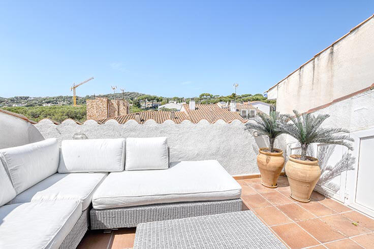 Penthouse 3 Schlafzimmer mit Schwimmbad, Meerblick, Wifi und Parken auf Calella de Palafrugell - Vermietung Urlaub - Tourist