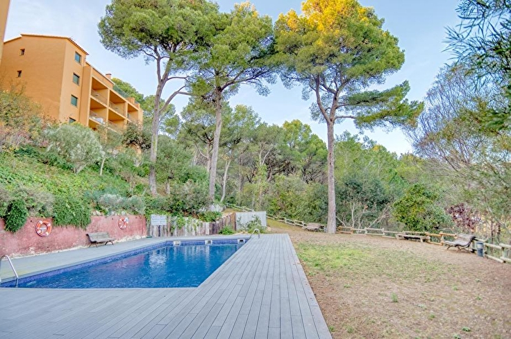 Penthouse 3 Schlafzimmer mit Schwimmbad, Meerblick, Parken und Garten auf Tamariu - Vermietung Jahreszeit