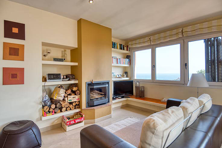 Wohnung 3 Schlafzimmer mit Schwimmbad, Meerblick, Parken und Garten auf Tamariu - Vermietung Jahreszeit