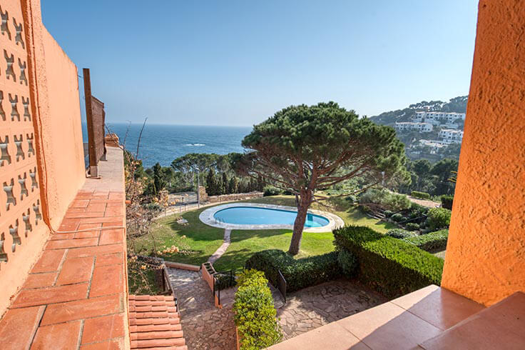 Wohnung 3 Schlafzimmer mit Schwimmbad, Meerblick, Parken und Garten auf Tamariu - Vermietung Jahreszeit